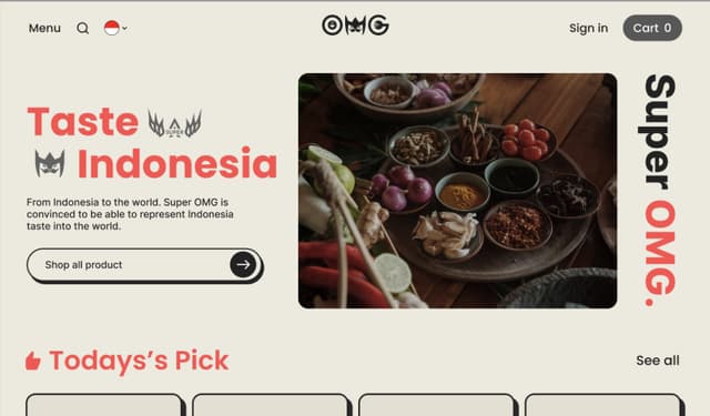 Super OMG E-commerce